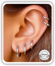 Hypoallergenic Surgical Steel Earrings Sets for Sensitive Ears Lightweight Small