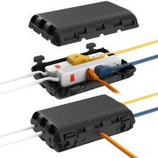 Outdoor Waterproof Electrical Box, 2 Pack Large Extension Cord Cover Protecto...