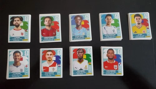 2026 WORLD CUP STICKERS JOR, POR, COD, UZB, COL, ENG, CRO, GHA, PAN