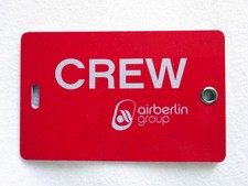 Air Berlin Stewardess airberlin original Crew Kofferanhänger Pilot