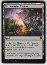 Terramorphic Expanse Commander: Bloomburrow 345 C NM MTG