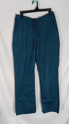 Butter Soft Stretch Scrub Pants Teal Women's Medium