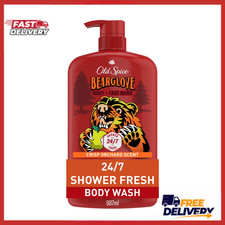 Old Spice Bearglove Body Wash 33.4 fl oz Men Fresh Clean Long Lasting Scent 0.39 per gallon