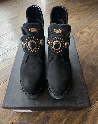 LORIBLU BOOTS SCHUHE GR. 41 SCHWARZ UVP 550 EURO NEU