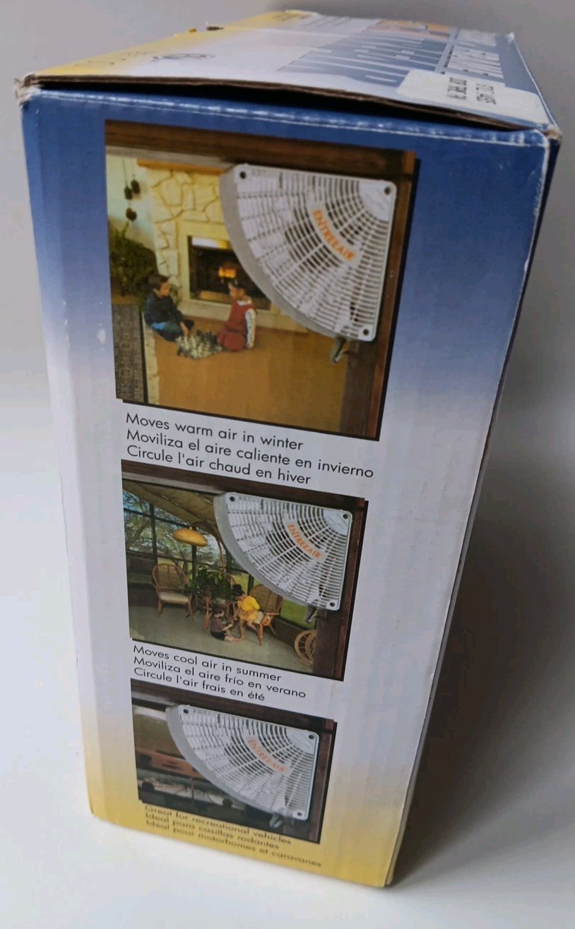 Entreeair Fans Suncourt Entreeair RR100 Door Frame Fan Corner Air Circulator Tested ...