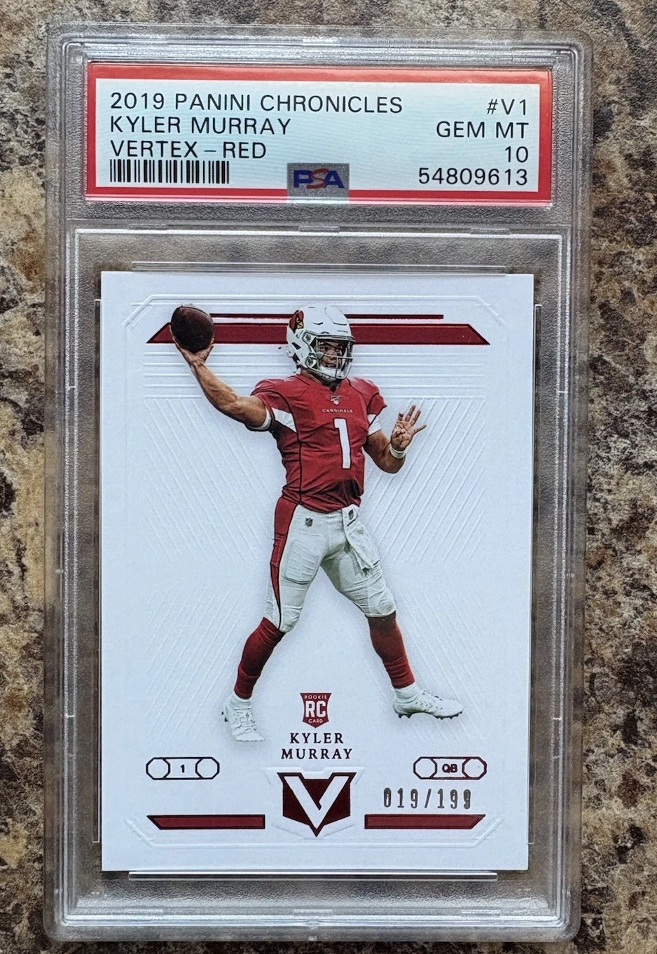 Kyler Murray Panini Chronicles Vertex #V1 Red