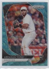 2020 Panini Prizm Teal Wave Prizm Abraham Toro #97 Rookie RC ut4