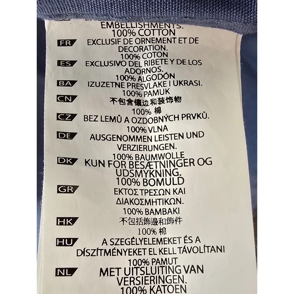 5.11 Tactical Mens Long Sleeve Shirt Blue Work Utility Button Up Large - Image 3 of 4