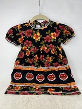 Native American Seminole Miccosukee Patchwork Handmade Colorful Girl Dress 27 
