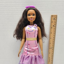 13.5" MY FIRST BARBIE African American Brooklyn Doll Soft Body Preschooler HMM67