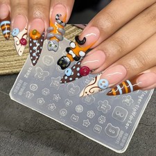 Nail Charms - 3D Silicone Mold for Cute Button Designs - DIY Manicure Tool
