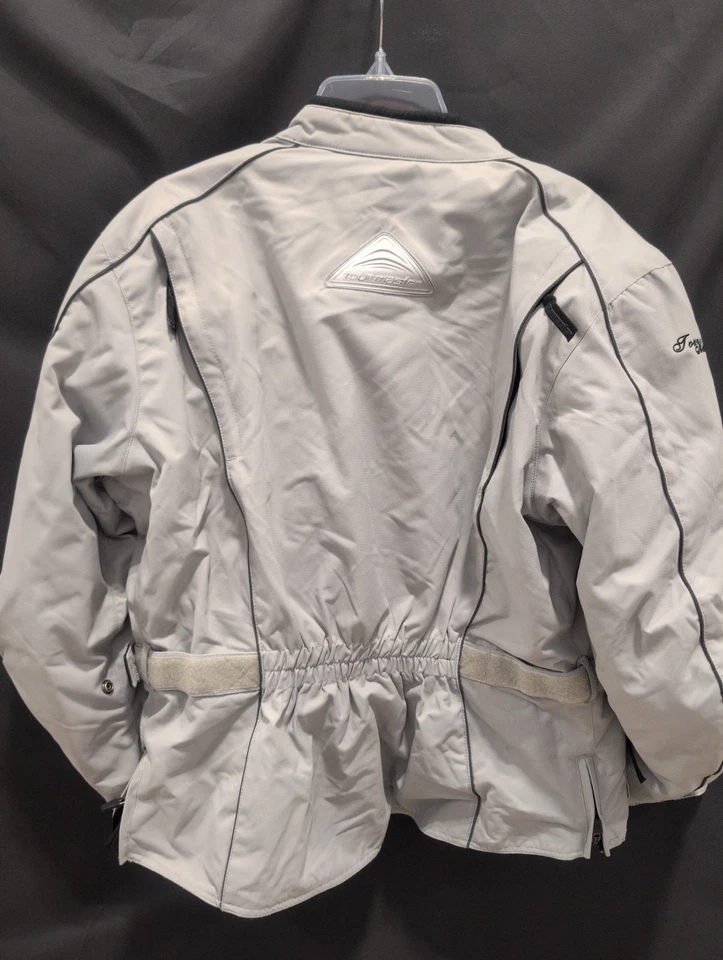 Tour Master Trinity Gray Motorcycle Jacket Women's XL - Image 2 of 4