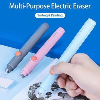 Tenwin Electric Eraser Rechargeable Pencil Erasers With 20pcs Eraser Refills