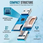 2 in 1 USB 3.0 Card Reader Micro TF sd card Reader usb adapter High Speed Cardre