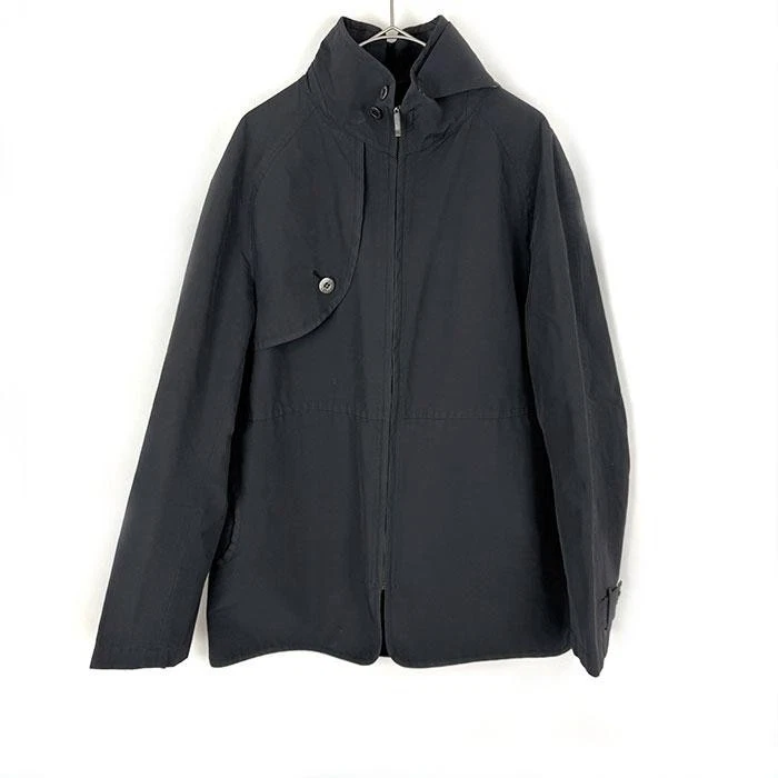 Trench coat Burberry Black Label taglia M (US:S) cotone Nova check nero 01412i