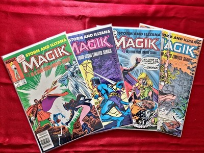 Magik, Vol. 1 (1983) Newsstand #1-4 Complete Limited-Series V/VF - Marvel Comics