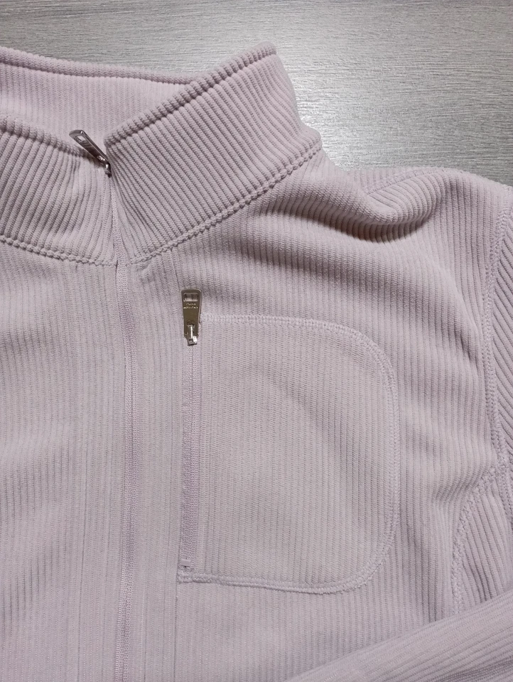 Chaqueta Andrew Marc Rib Adulto Mujer X-Grande Púrpura Forrada Suave Vellón Foto 2 de 4