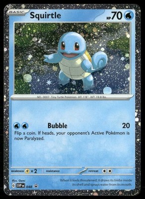 SQUIRTLE (COSMOS HOLO) 048 PROMO SCARLET & VIOLET PROMO POKEMON NM