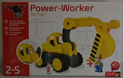 BIG Power-Worker Maxi-Digger   Kinderfahrzeug   360° drehbar 