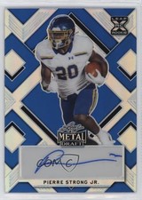 2022 Leaf Metal Draft Blue Prismatic 20/30 Pierre Strong Jr #BA-PSJ Auto 12yg