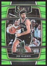 7078K 2021-22 Panini Select #8 Joe Harris Neon Green Prizms #/75