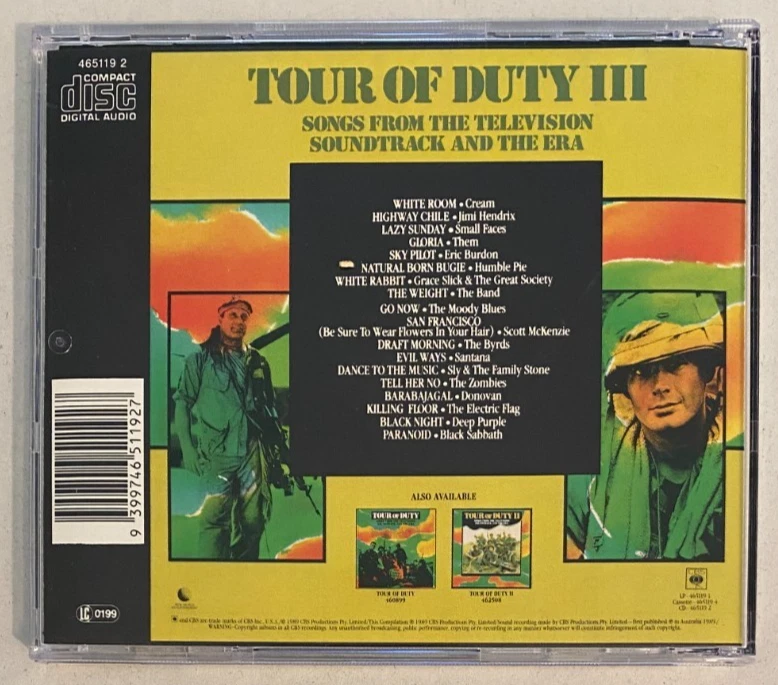 Various – Tour Of Duty III CD 1989 - Image 2 of 3
