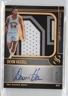 2024-25 Panini Silhouette Holo Gold 5/10 Devin Vassell #SIL-VAS Auto