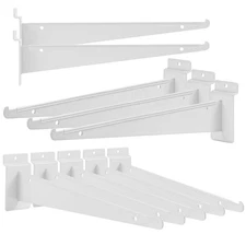 10 Inch Slat Wall Knife Shelf Bracket 10 Pack Heavy Duty Slatwall Bracket for...