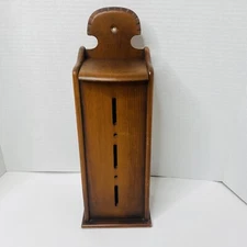 Wooden 3 Slot Butterfly Hibernation House Box Wildlife Garden / Matchbox Holder