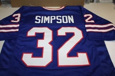 O.J. SIMPSON #32 SEWN STITCHED THROWBACK HOME JERSEY SIZE XLG "THE JUICE"