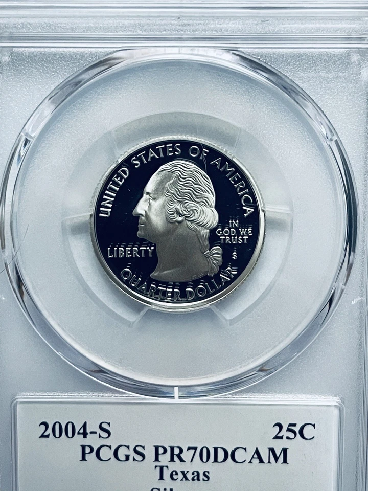 2004-S Texas Statehood Silver Quarter PCGS PR70DCAM - Image 3 of 4