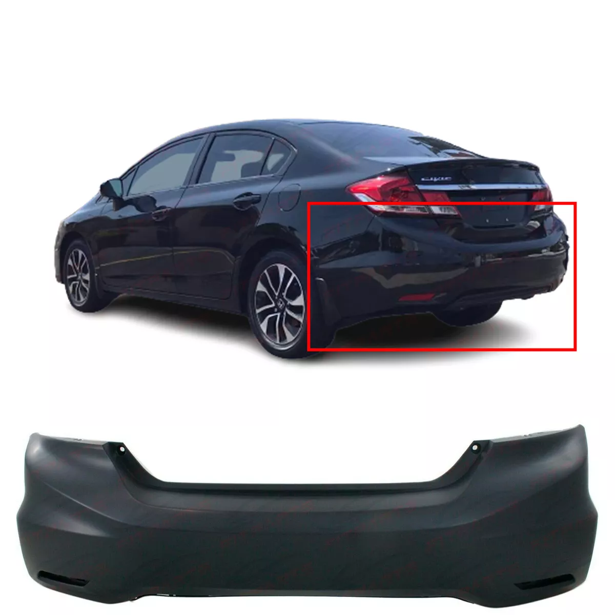 Honda civic rear bumper outlet