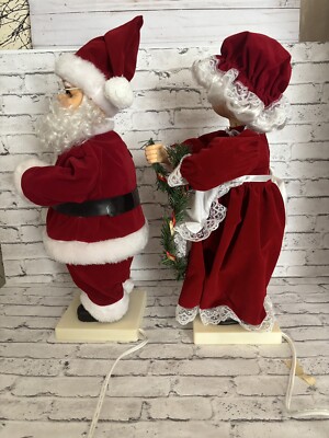 Vintage Kmart Animated Mr And Mrs Claus | eBay