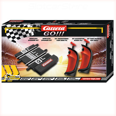 Carrera GO 61676 Wireless Upgrade Kit (2x Handregler & Anschluss-Schiene) 1:43