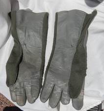 USN USMC USAF Nomex Pilot or Aircrew Gloves, Used, Size 11, Nice 