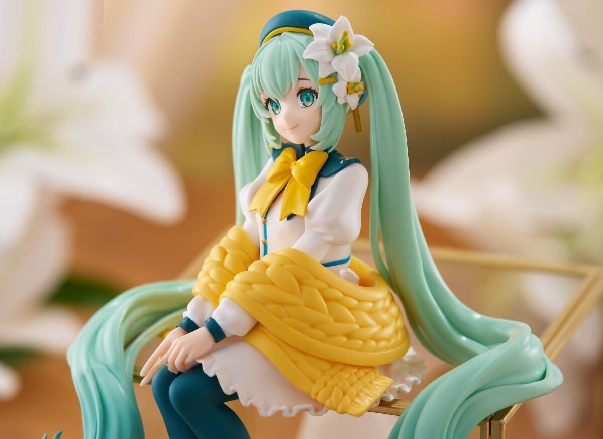 FuRyu Miku Hatsune Noodle Stopper Figure Flower Fairy Lily White