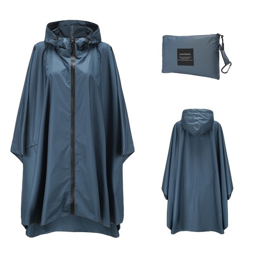 Fashion J&K Style Unisex Portable Raincoats Rainproof Hiking Cycling Rain Cape - Picture 33 of 53