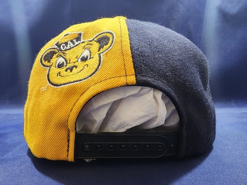 Vintage CAL Golden Bears Cap Boy Hat Blue/Yellow Adjustable Snapback Cap - Picture 6 of 10