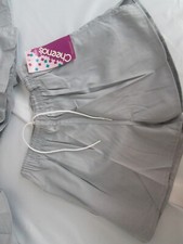 Girls shorts gray Large 26-30 elastic waist Cheeno's pockets New