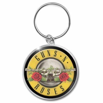 Guns N' Roses Bullet Logo Schlüsselanhänger Keychain Official Merchandise NEU