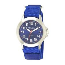 Reloj Ravel para caballeros fácil sujetar deportes esfera azul y correa R1601.65.66