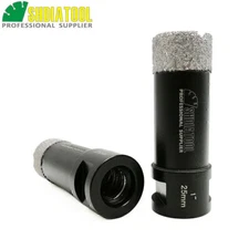 2pcs Dia 1" Tile Diamond Drill Bits Ceramic 5/8-11 connection Hole Saw for stone