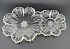 5 VTG 1960s 10" Hazel Atlas CAPRI DOUBLE DAISY Federal Glass Snack Plates