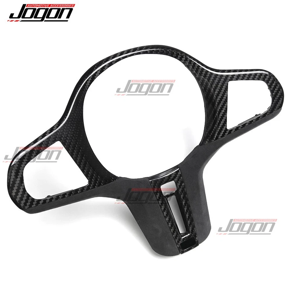 Alcantara Carbon Steering Wheel Cover For BMW 2 Series G42 220i 220d M240i 21-24 - Image 3 of 4