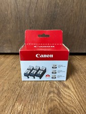 Genuine Canon PGI-220 Black Ink Cartridge 3 Pack