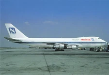 Postcard Airline KABO AIR Boeing B-747-100 5N-AAA WCC-653 CC8.