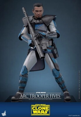 ホットトイズTMS132 スター・ウォーズARCトルーパーファイブス　Fives Arc Trooper Fives - Star Wars: The Clone Wars - Hot Toys