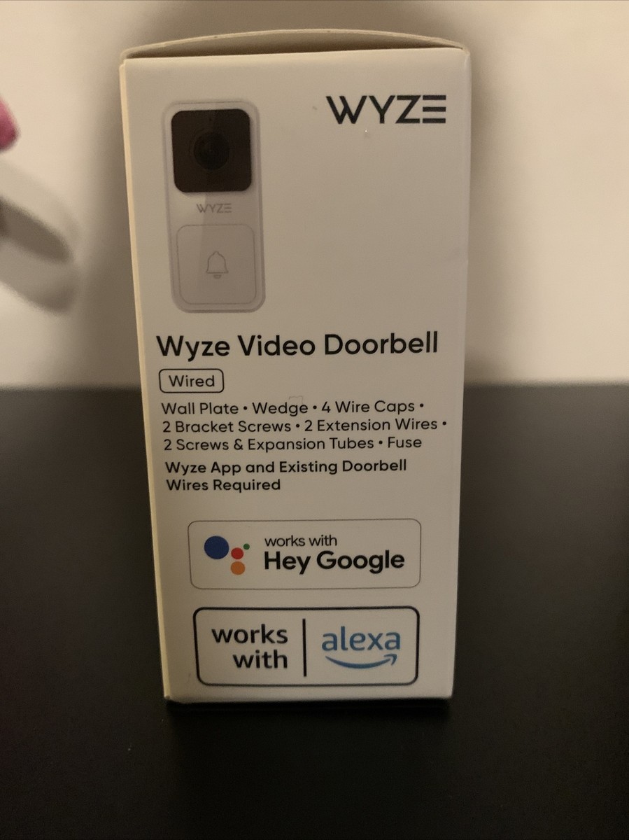 Wyze WVDB1 Video Doorbell Camera White (Chime not