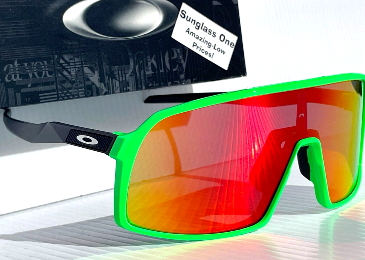 NEW Oakley SUTRO 80s Green POLARIZED Galaxy Ruby Lens Sunglass