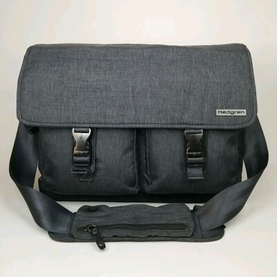 Hedgren 15'' Messenger Laptop Bag Dark Gray 
